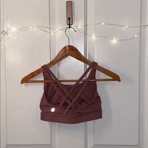 LULULEMON BLUSH PINK SPORTS BRA